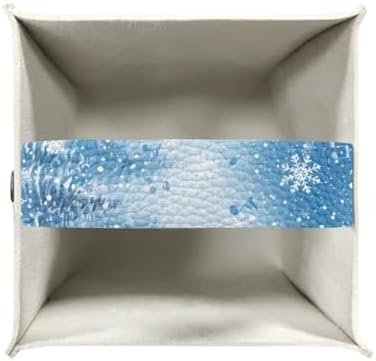 Cute Snowman Tissue Box Cover Christmas Tissue Cover Square Leather Facial Paper Box Holder for Desk Bathroom Vanity Countertop 5x5x5 inch Holiday Home Decor - Image 3