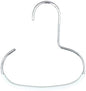 Semi Round Scarf Hook Non-Slip Hanger Color: White