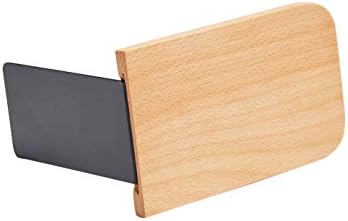 Pandapark Wood Bookends,Non-Skid Bookend for Shelves,Heavy Duty Bookends,Book Stand for Books/CDs,1 Pair - Image 6