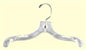 14" Plastic Child Hanger Clear With Zinc Hook - 100 Pcs - Kid Dress Hangers For Stores & Home Closet