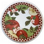 Apple Fruit Country KNOB from the Miscellaneous Kitchen Designs Collection - 1.5" DECORATIVE Glossy Ceramic Dresser Drawer PULLS Cabinet Cupboard KNOBS