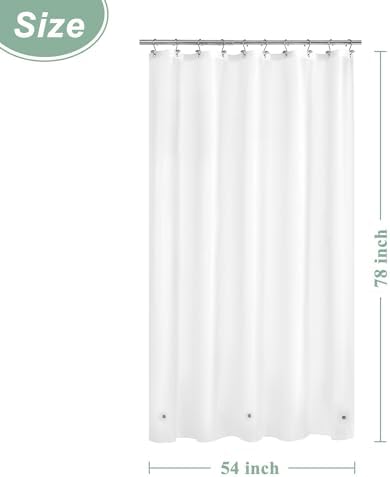 Mrs Awesome 54x78 Stall Shower Curtain Liner Frosted - Image 6