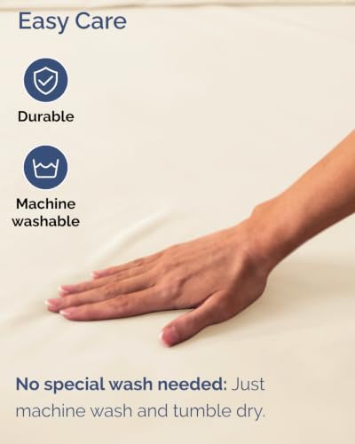 CGK Linens 2 Pack Extra Deep Cal King Fitted Sheets - Off White - Image 6