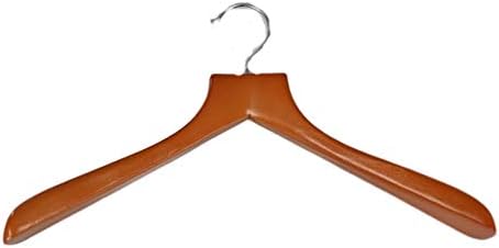 Cherry Finish Closet Clothes Hangers - Set of 20