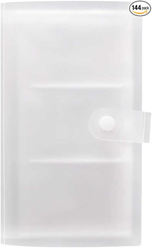 1 Pc Transparent Jewelry Storage Book 84 Pockets Jewelry Album Portable Travel Jewelry Organizer with 60 Pcs Small Clear Plastic Bags for Rings, Necklaces, Bracelets, Studs, Earrings, Brooches