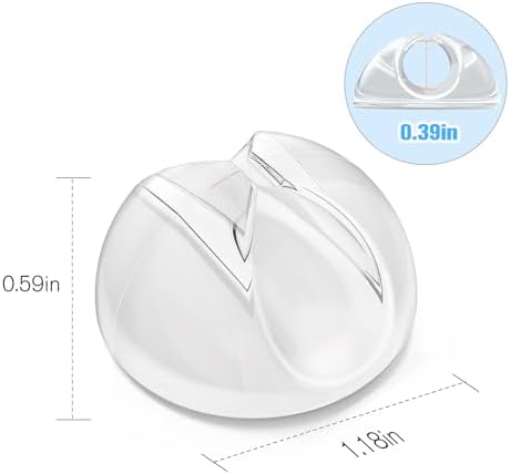 12 Pack Cable Clips, Clear Adhesive Cord Organizer Holder for Desk - Image 4