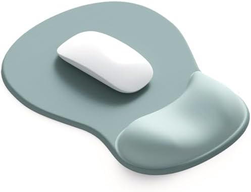 ErgoComfort Gel Wrist Rest Mouse Pad-Ergonomic Office Mousepad with Wrist Support-Non-Slip, Design Desk Accessories Mat for Home&Game Decor (06Azure Dream) by DEMONCHEST