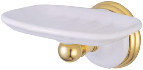 Kingston Brass BA1115PB Victorian Soap Dish, Polished Brass