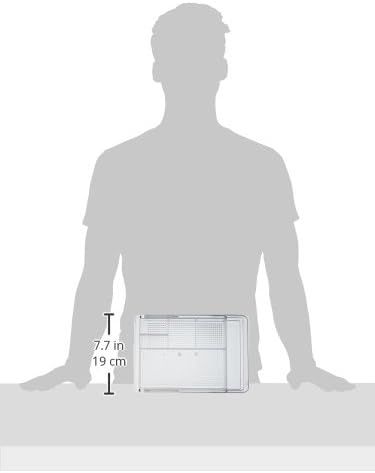 iDesign Expandable Vanity Drawer Organizer, The Clarity Collection – 11.25” to 18.5”, Clear (Pack of 6)