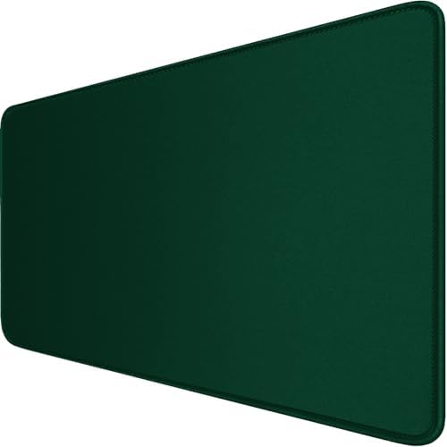 Gaming Mouse Pad with Stitched Edges, Durable Non-Slip Natural Rubber Base by Hsmienk
