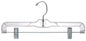 Only Hangers Clear 14 Inch Pant, Skirt, Slacks Hangers (10)