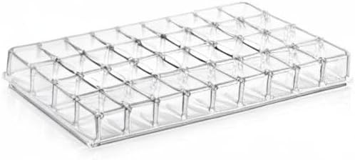LEILIN 36 Slot Lipstick Drawer Organizer Lip Gloss Storage Essential Oil Holder Clear Acrylic Lipstick Organizer Storage of Cosmetics and Perfume