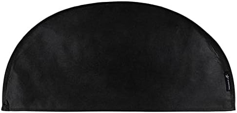 HANGERWORLD 20 Pack Gusseted Shoulder Dust Covers Garment Protector Bags for Closet Storage (20 Pack, Black)