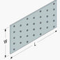 TP37 3 x 7 in. Tie Plate