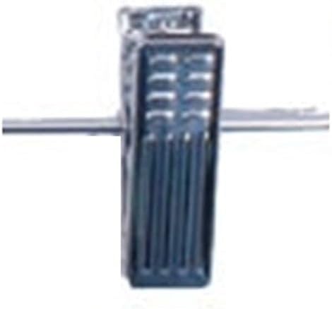 NAHANCO 14” Flat Wooden Skirt/Pant Hanger with Chrome Hardware, Walnut (Pack of 100)