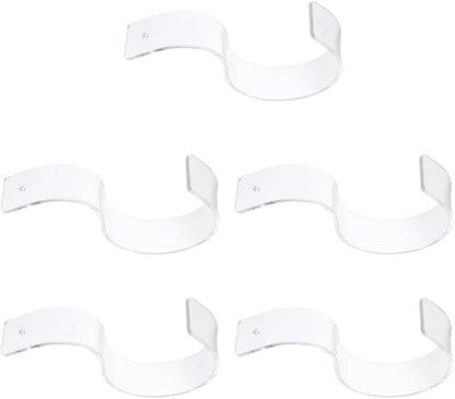 Amosfun Acrylic Belt Display Stand Clear Belt Organizer Rack Compact Storage Holder for Store and Home Use 1X1.2X1.2 Inches Transparent Acrylic Display