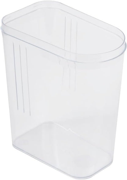 keeeper Paola Pouring Box, Infinitely Adjustable Lid, Plastic, 1 L, 11 x 6.5 x 19 cm, White