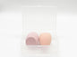 transparent cotton pads/swabs large capacity storage box with PP material, easy to use and take,beautiful design, muti-purpose, moisture-proof and dust-proof (Travel Storage Box high47mm)