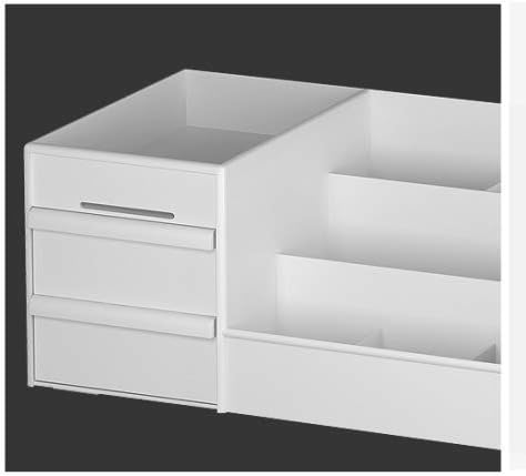 Drawer Type Cosmetics Storage Box Dormitory Desktop Finishing Dresser Skin Care Lipstick Plastic Shelf ABS Material