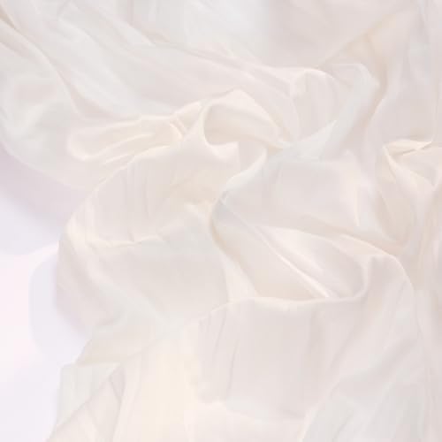 Cheesecloth Table Runner White Fall Boho Wedding Birthday Party Home Decor - Image 2