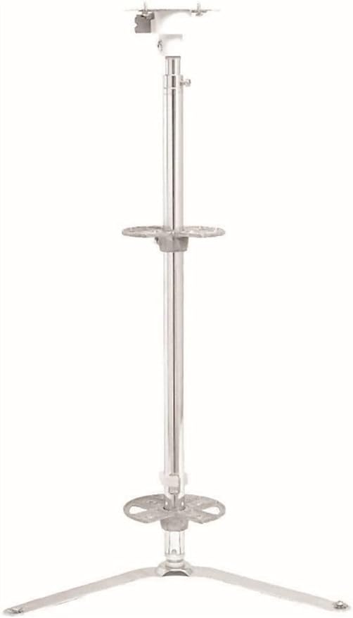 Rev-A-Shelf 6942-04-28-52 6942 Series 26-34" Adjustable Length Extension Shaft with Assembly Hardware for Pie-Cut Lazy Susan - Chrome