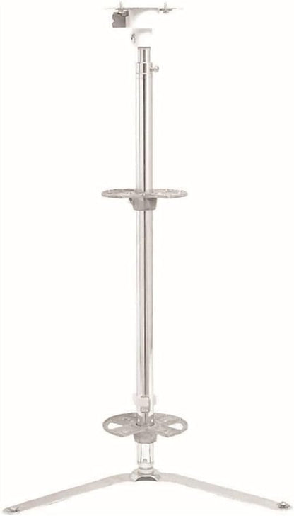 Rev-A-Shelf 6942-04-28-52 6942 Series 26-34" Adjustable Length Extension Shaft with Assembly Hardware for Pie-Cut Lazy Susan - Chrome