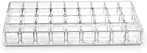 LEILIN 36 Slot Lipstick Drawer Organizer Lip Gloss Storage Essential Oil Holder Clear Acrylic Lipstick Organizer Storage of Cosmetics and Perfume