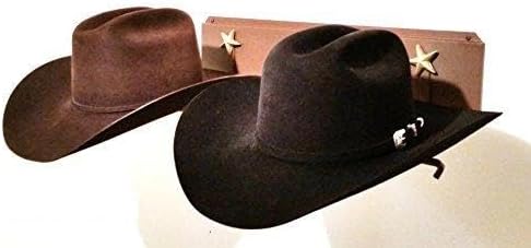 American Made Cowboy Hat Holder Brim Up with Gold Stars 6622