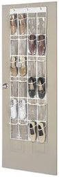 6046-13 24 Pocket Vinyl Over The Door Shoe Organizer