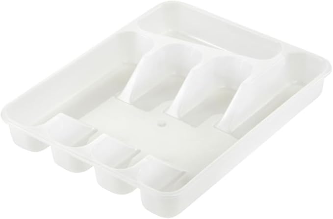 keeeper Cutlery Tray with 5 compartments, Drawer Size, 33.5x26.5x5 cm, Pablo, Transparent