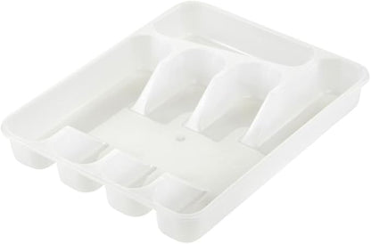 keeeper Cutlery Tray with 5 compartments, Drawer Size, 33.5x26.5x5 cm, Pablo, Transparent