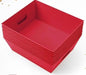 20PACK red Baskets For Gifts Empty, 10 x 8”Thick Gift Basket