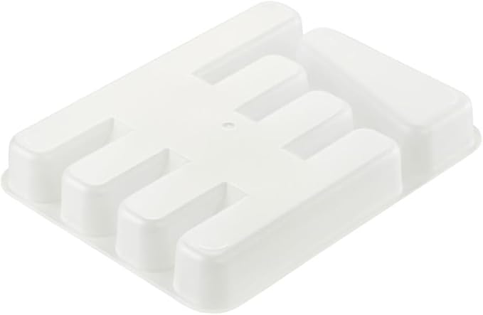 keeeper Cutlery Tray with 5 compartments, Drawer Size, 33.5x26.5x5 cm, Pablo, Transparent
