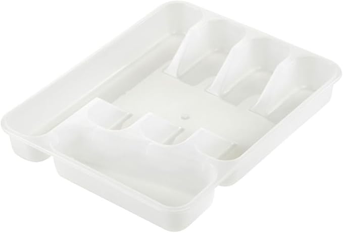 keeeper Cutlery Tray with 5 compartments, Drawer Size, 33.5x26.5x5 cm, Pablo, Transparent
