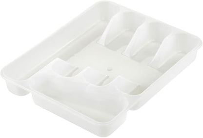 keeeper Cutlery Tray with 5 compartments, Drawer Size, 33.5x26.5x5 cm, Pablo, Transparent