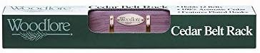 WOODLORE 82032 15 L X 2 H Belt Rack Holds 12 Belts