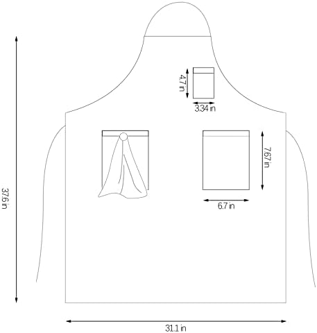 Soft Cotton Linen Apron - Retro Linen Art Apron, Adjustable Casual Apron with Towel, Great for Florist and Kitchen - Image 6