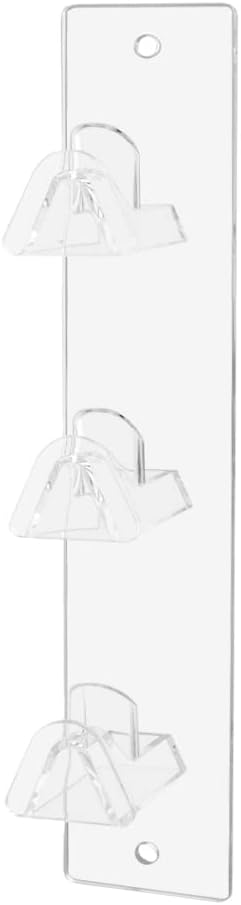 Marketing Holders 3 Tier Eyeglasses Holder Clear Acrylic Eyewear Wall Mount Glasses Rack With Hanging Hardware Sunglasses Display Boutiques Big Box Stores Collection Lightweight Retail Durable