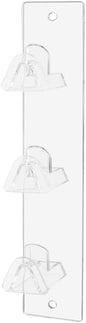 Marketing Holders 3 Tier Eyeglasses Holder Clear Acrylic Eyewear Wall Mount Glasses Rack With Hanging Hardware Sunglasses Display Boutiques Big Box Stores Collection Lightweight Retail Durable