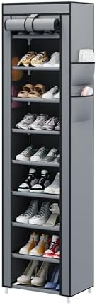 Calmootey 9-Tier Shoe Rack Organizer with Dust Cover for Bedroom, Entryway by Calmootey