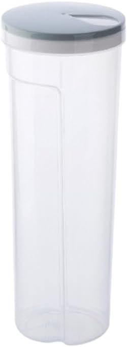 Zerodeko Clear Snack Storage Tank 11.25 Inch Airtight Food Container for Pasta Cereal Noodles Kitchen Organization
