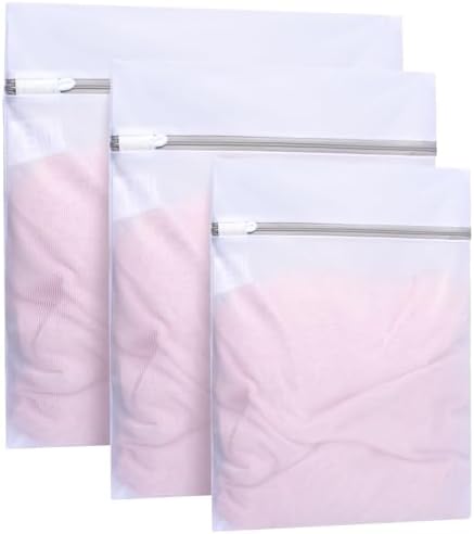 BAGAIL Laundry Bags Mesh Wash Bag for Intimates Lingerie and Delicates, 3Pcs(1S,1M,1L) by BAGAIL
