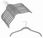 Ultra-Slim Velvet Shirt Hangers - Set of 100- Gray