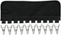 VIGAN Hat Organizer Holder Baseball Cap Rack Home Organizer Storage Wall Door Hanger Holder Closet Hanger Kitchen Towel Storage Rack (Black)