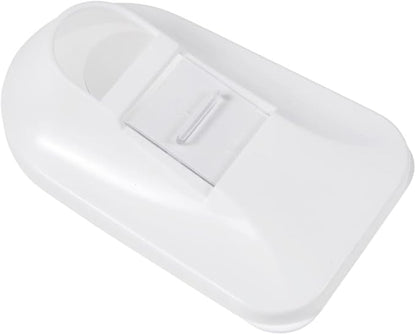 keeeper Paola Jug Box for Dry Food, Adjustable Dosing Lid, Plastic, 1.5 L, 11.5 x 7 x 21 cm, White