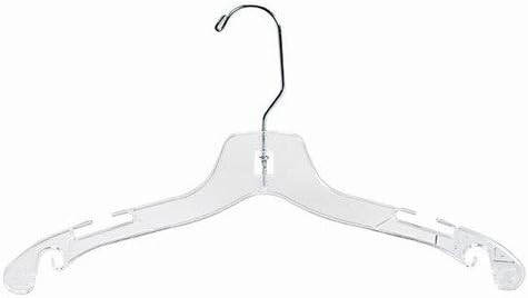 Only Hangers Children's Clear Plastic Dress Hanger - 14" (25)