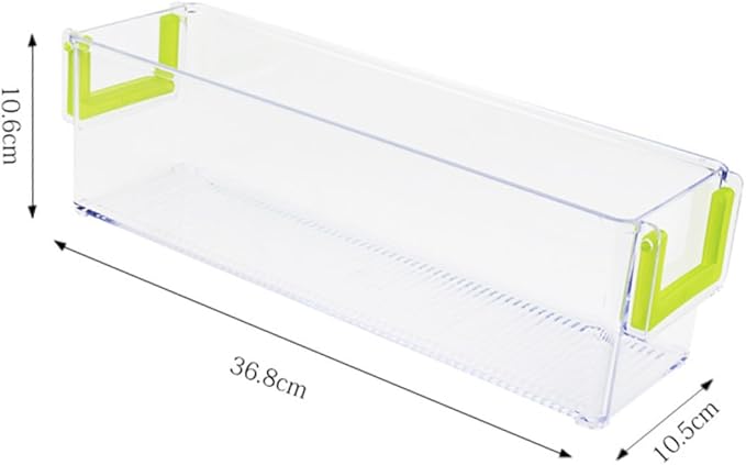 KICHOUSE Fridge Organization Fridge Organizer Kit Can Organizer for Refrigerator Storage Kitchen Storage Box Handle Design