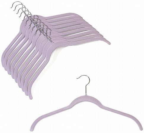 Slim-Line Lavender Shirt Hangers