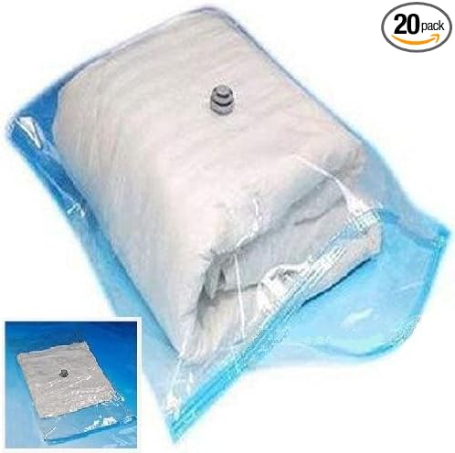 20 Pack Space Saver Vacuum Storage Bags Medium to Extra Large Jumbo Combo