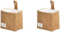 TENEBRALUX Small Cotton and Linen Hanging Storage Basket for Desktop, Ideal for Organizing Keys and Miscellaneous Items. (2)